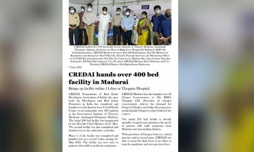 Good ground water community apartments in Thirunelveli